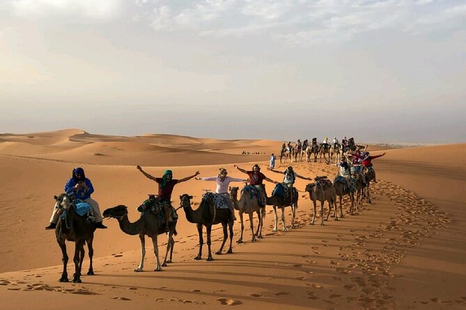 1 night Camel Treking in Merzouga Desert Luxury Camp - Meeting in Merzouga at 4:00 pm, Then Headed Straight Toward the Dunes