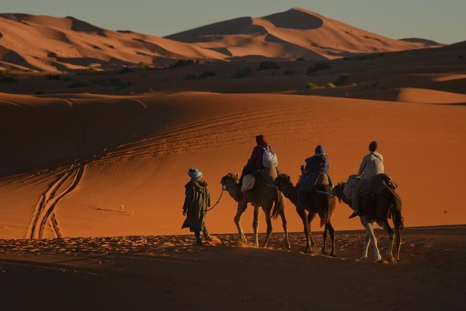 2 Days Fes Desert trip Overnight Erg chebbi End up Fes/Marrakech - The Berber Camp Night, Tea, Dinner, Drums, and Tent Comfort