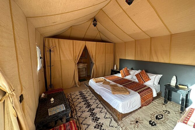 2 Nights in Luxury Camp and Camel Trekking in Merzouga Desert - Day 2: pre-sunrise camels, Moroccan breakfast, then Berber music under the stars
