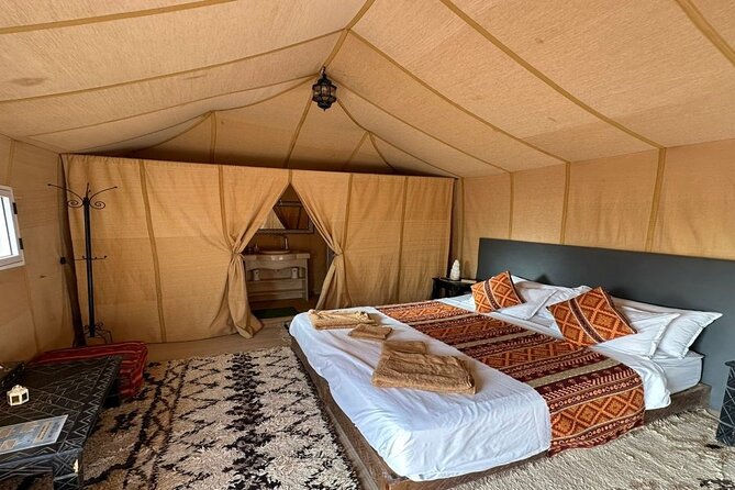 2 Nights in Luxury Camp and Camel Trekking in Merzouga Desert - Day 1: arriving to Merzouga, tea first, then a sunset camel trek
