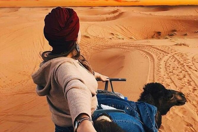 3 Days Fez to Marrakech via Sahara - Erg Chebbi dunes: camel ride from Merzouga, plus a 4WD option
