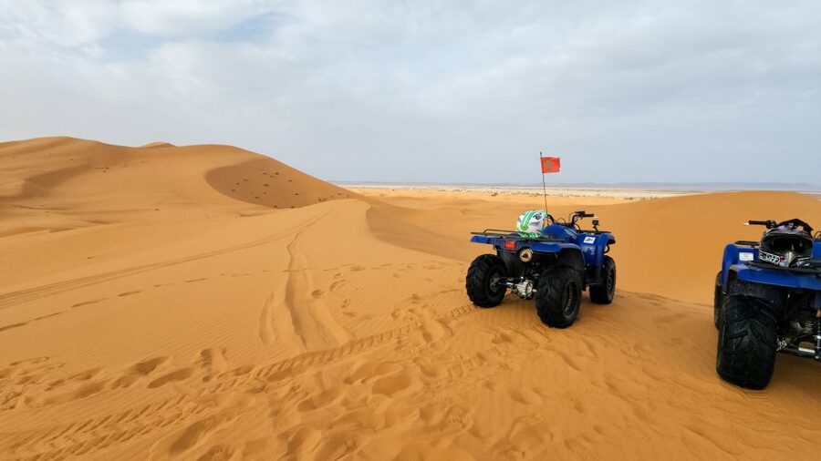 3D Deluxe Experience: Marrakech to Merzouga w/ Quad Option - Day 1 High Atlas Pass, Ait Ben Haddou, Ouarzazate, and the First Night With a Pool