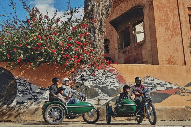 3h Private Sidecar Ride / Secrets of Marrakech - Meeting point, timing, and what you should bring