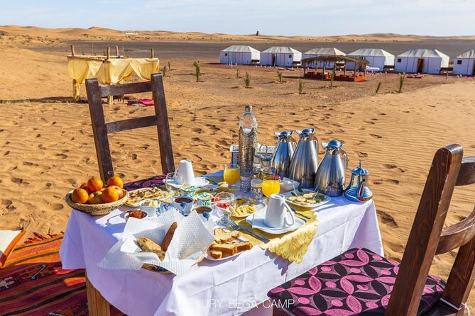 7 Days Luxury Desert Tour From Casablanca to Marrakech via fez -Camel trekking - Luxury Camel Trek And The Erg Chebbi Desert Camp
