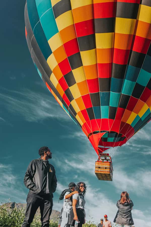 Agadir: Hot Air Balloon Flight with Breakfast - In the basket: Atlas Mountains, plains, palm areas, and Berber villages