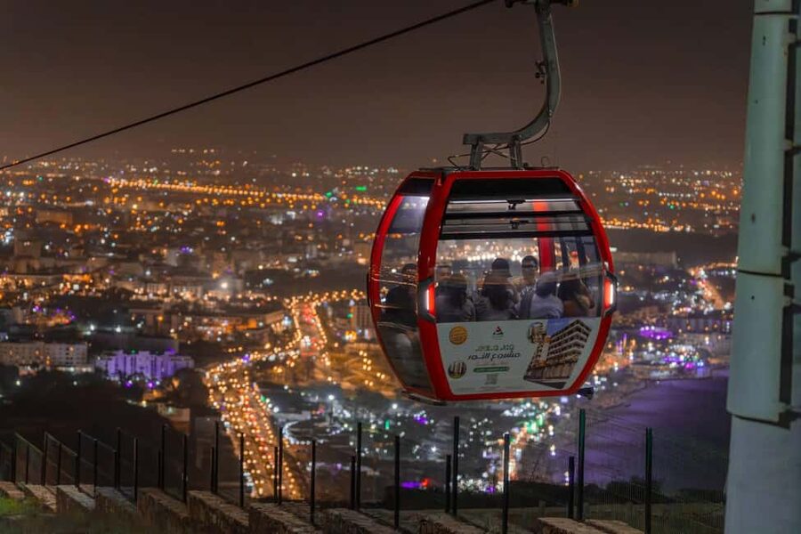 Agadir: Night Cable Car Round-Trip Ticket - The Ride Up: 7 to 14 Minutes Above Ocean and City Lights