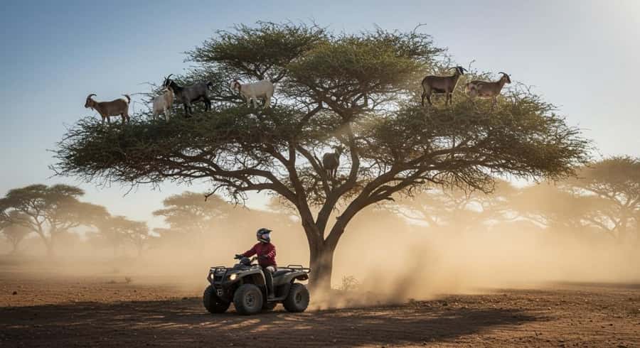 Agadir: Quad Bike Safari Desert With Moroccan Tea - Getting to Agafay: The Part That Sets the Mood