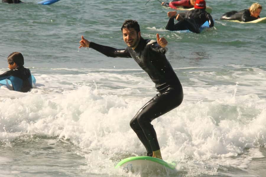 Agadir: Taghazout Beach Surf Lesson with Lunch and Transfer - Afternoon surfing: more practice time, still guided