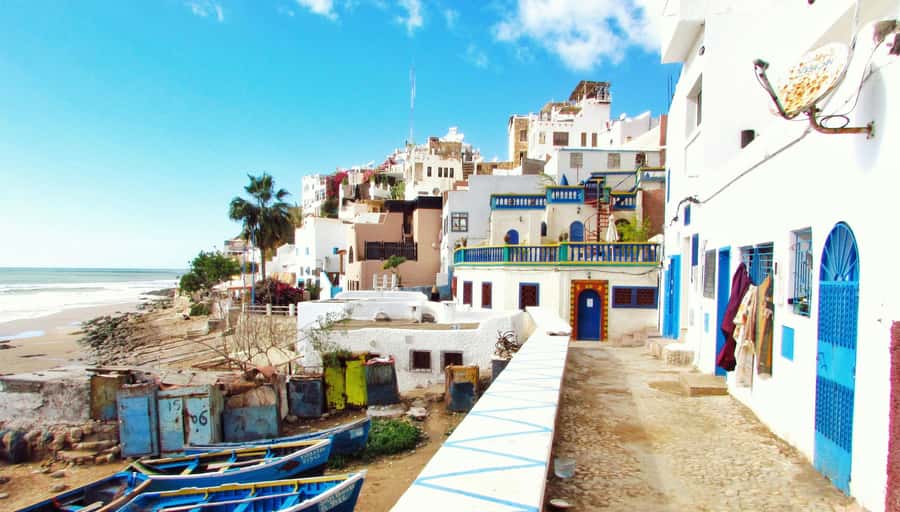 Agadir: Taghazout, Colorful village & Timlaline Desert Trip - Timlaline Desert Dunes: Free Time Plus Optional Camel Ride, Quad, and Sandboarding