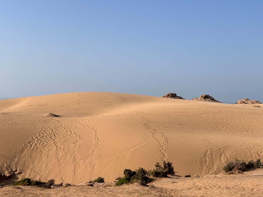 Agadir: Taghazout, Colorful village & Timlaline Desert Trip - The Colorful Village of Aghroud and Plage Aghroud Photo Stop
