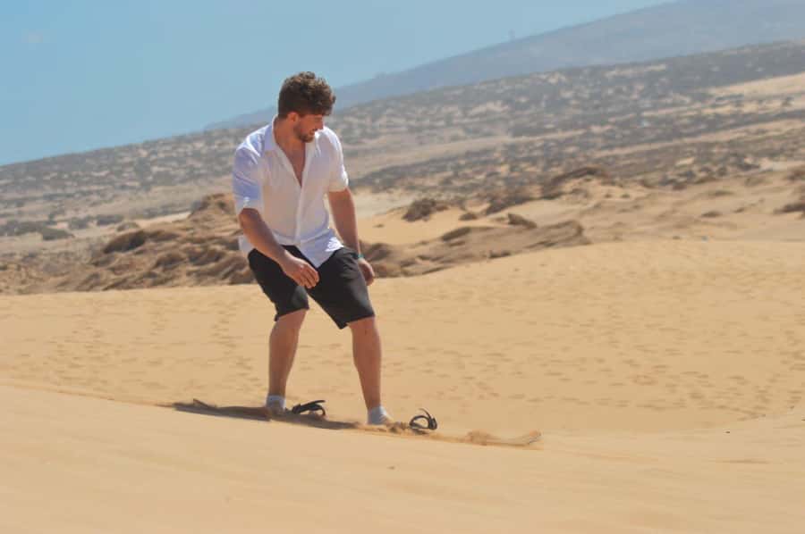 Agadir/Taghazout : Paradise Valley & Sandboarding with Lunch - Timlalin dunes and sandboarding: the part everyone remembers