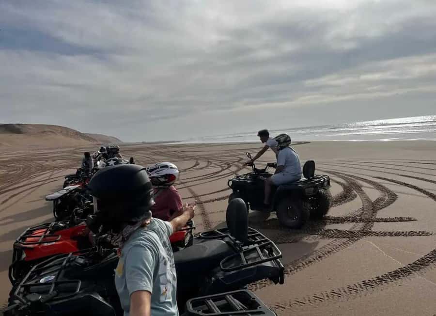Agadir/ Taghazout: Safari Quad Bike on the Beach & Desert - What You Get for About $21: Real Value in the Mix