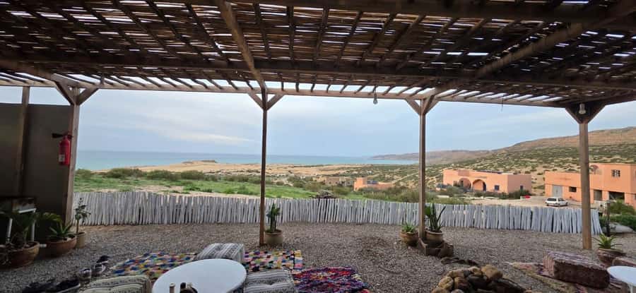 Agadir/Taghazout : Sandboarding & Sunset Camel Ride with BBQ - Tamri ranch BBQ: grilled meats, mint tea, and a warm ending