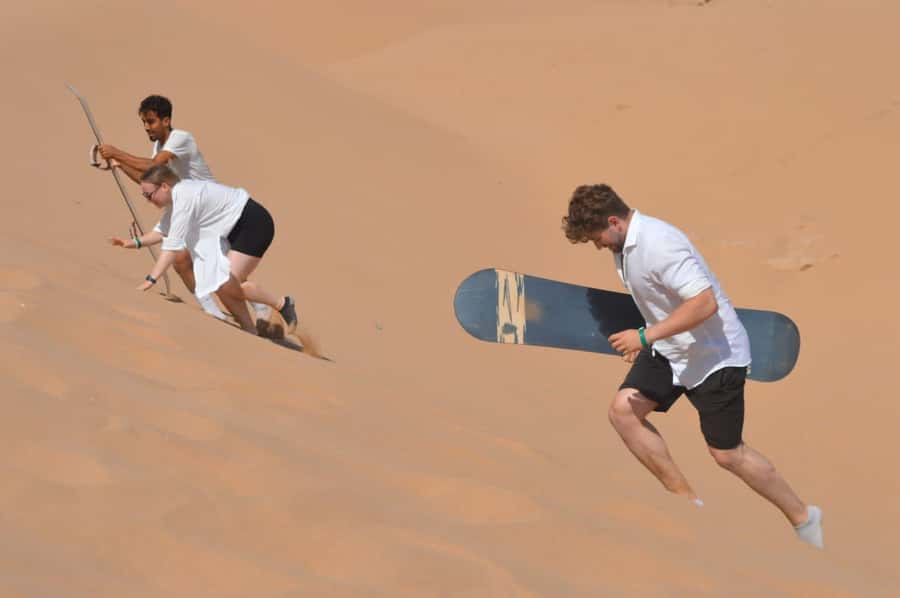 Agadir/Taghazout : Sandboarding & Sunset Camel Ride with BBQ - Plage Aghroud, viewpoints, and canyon scenery for a quick taste of the region