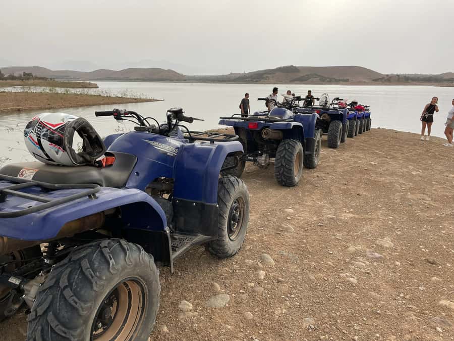 Agafay and atlas: Quad and camel experience - Pickup, van ride, and what time you should expect