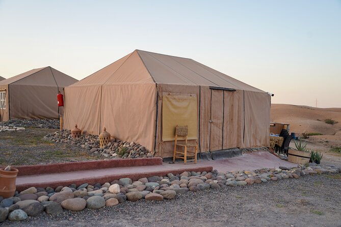Agafay Desert : Dinner, show, Sunset & Access to the pool - The Fire-Camp Show, Gnawa Music, Belly Dance, and Fire Acts