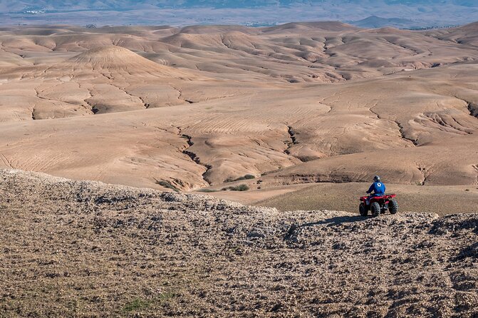 Agafay Desert Package, Quad Bike, Camel Ride and Dinner Show - Quad Biking at Sunset: Thrill Level, Safety Check, and Control