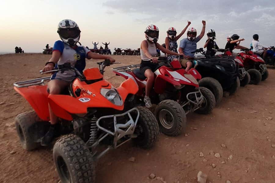 Agafay Desert: Quad Bike Experience with Lunch - At the desert: briefing, practice field, and staying safe on dunes