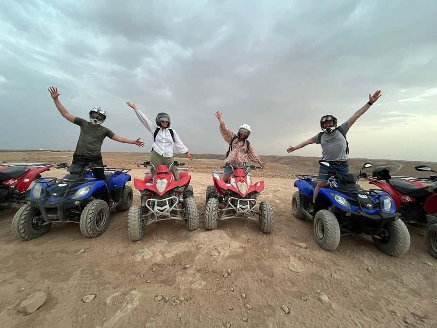 Agafay Desert: Quad Bike Experience with Lunch - Marrakech pickup to the desert: how the van ride shapes the day