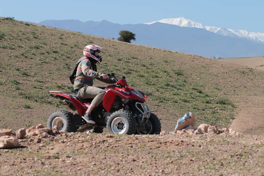 Agafay Desert: Quad, Camel Ride & Luxury Lunch with Pool - Camel ride for about one hour, how to enjoy it without rushing