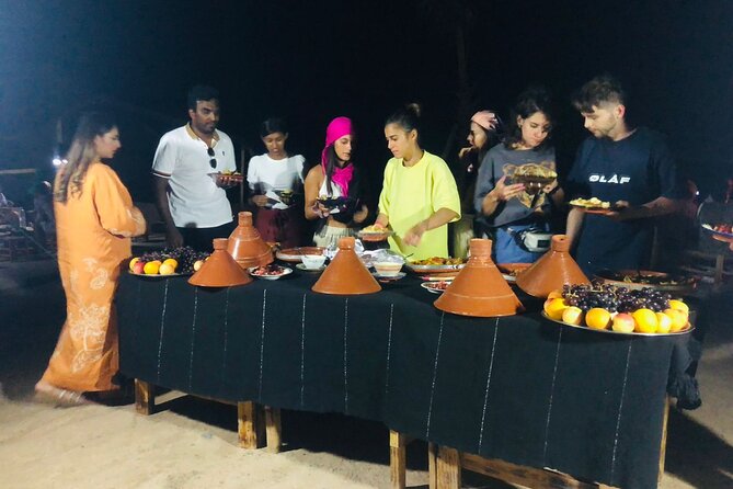 Agafay Desert sunset Dinner & Fire Show - from Marrakech - The Berber Camp Welcome: mint tea, timing, and the feel of the night
