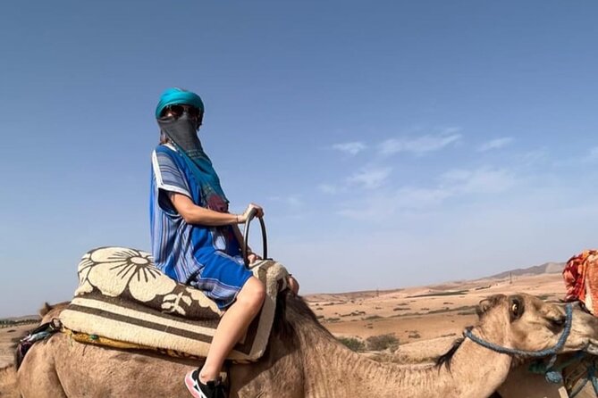 Agafay : Luxury Dinner in the Desert with Camels - Atlas Mountain views and the camel ride part you will remember