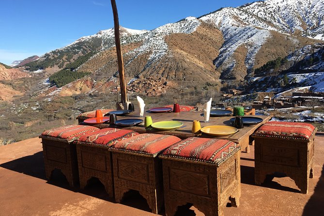 All Inclusive Atlas Mountains & 5 Valleys Day Tour from Marrakech - Oukaimeden Valley and village life on steep slopes