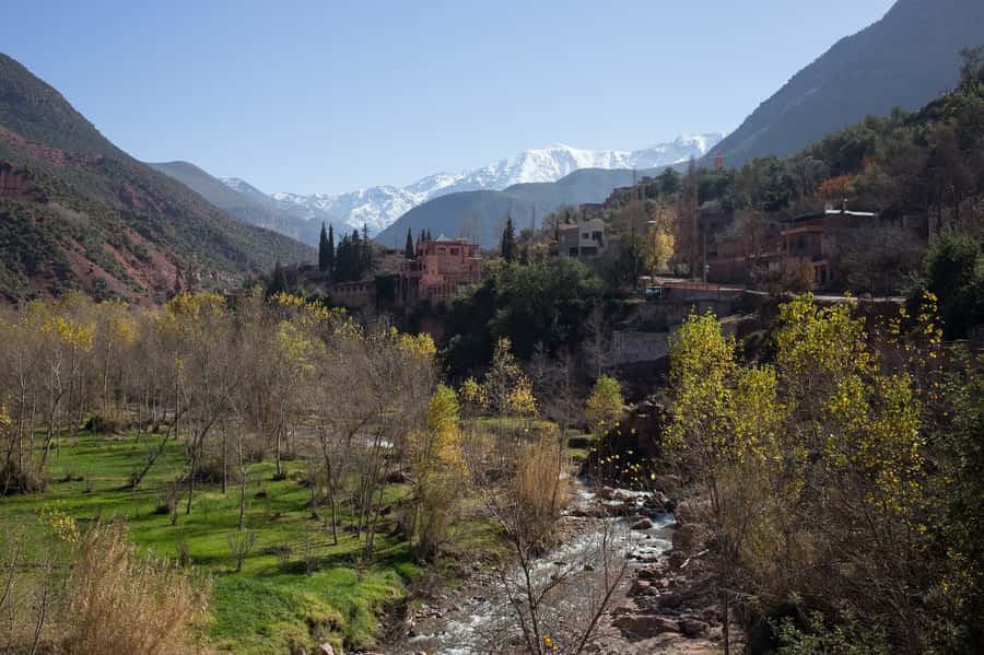 Atlas Mountains and 4 Valleys Day Trip - The return route: Kik Plateau and Agafay Desert views