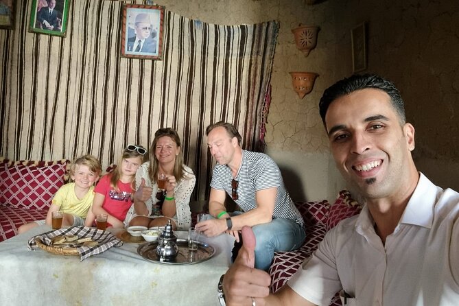 Atlas Mountains & Berber villages: optional Camel ride/Waterfall - Stop 1: Ourika Valley breakfast, tea ceremony, and optional camel time