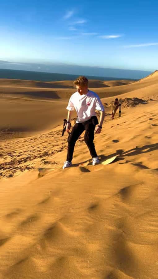 Best Agadir Desert Adventure: Quad Camel Sandboarding & BBQ - Timlalin Dunes Sandboarding: The Coastal Desert Where You Learn Fast