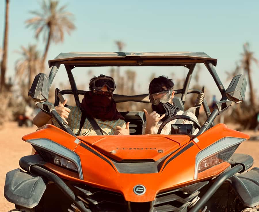 Buggy 1000 cc Adventure in Marrakech Desert - Marrakech desert buggy solitude starts in the Palmeraie