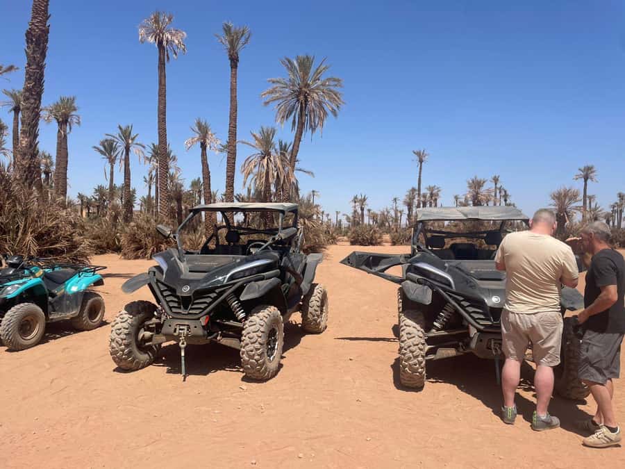 Buggy 1000 cc Adventure in Marrakech Desert - Camel ride and Berber tent dinner: tea that tastes like you’re far away
