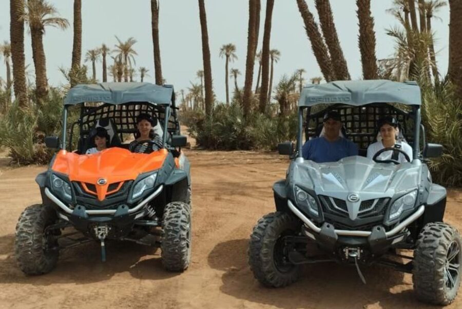 Buggy 1000 cc Adventure in Marrakech Desert - High Atlas views on the return to Marrakech