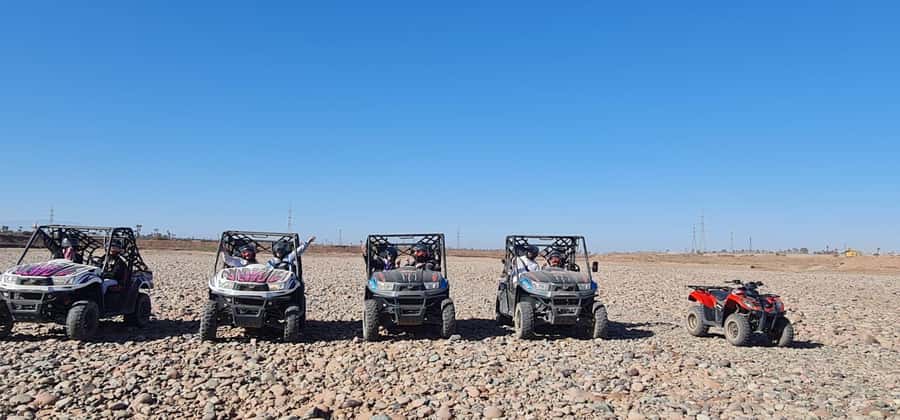Buggy ride at the Palm Grove and Desert with swimming pool - Racing Through Jbilets Desert, Hills, and Plateaus