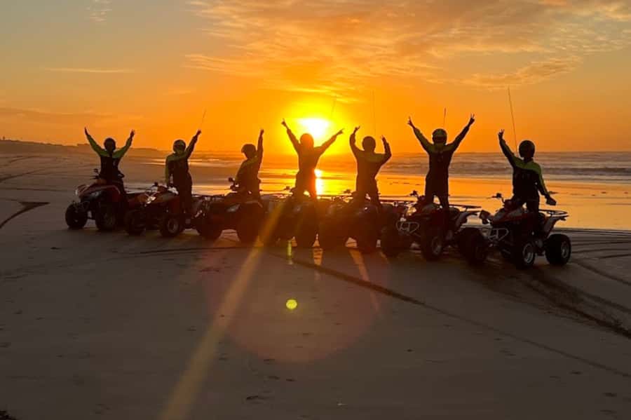 Casablanca: Quad Fun Beachside with Hotel Transfers - The 90-minute quad route, sand paths and coastal views