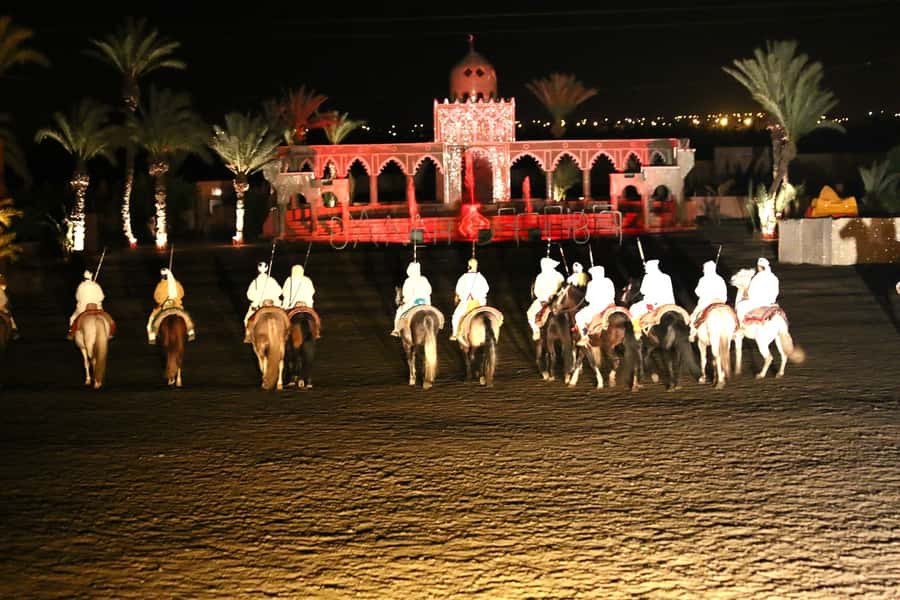 Chez Ali Dinner & Horsemen Show From Marrakech - A 4-hour Marrakech night in the Palmerie: what it feels like
