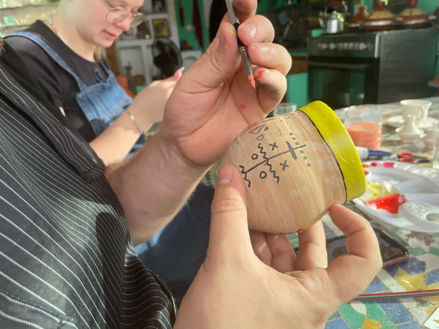 Creative Painting on Fes Pottery - Painting Tips That Make Beginners Look Good