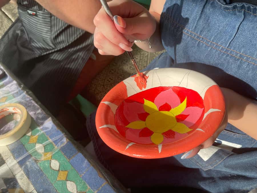 Creative Painting on Fes Pottery - Price and Value: Why $14 Can Feel Like More Than a Discount