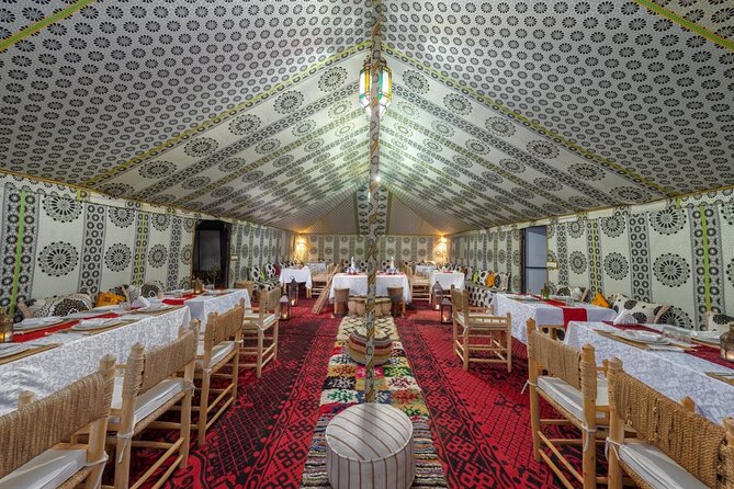 Day Trip and one night in Luxury camp merzouga - Heated Private Rooms, Hot Showers, and Desert-Comfort Details