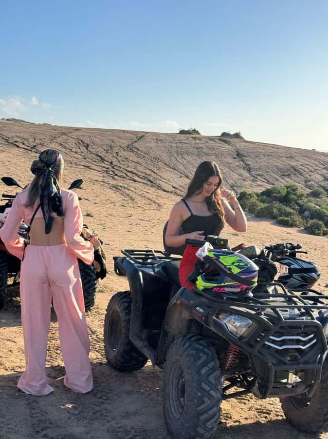 Desert & Beach Quad Adventure With Camel Ride - Sandboarding in the Dunes: Fun Slides and the Walk Back Up