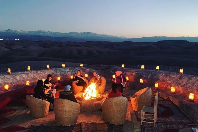 Desert D'Agafay Package - Quad, Dromedary and Dinner Show - Pickup, Drop-Off, and the Group Size Reality