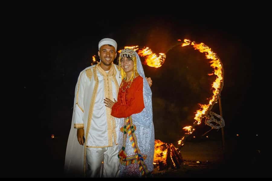 Dinner Show at Agafay desert & Traditional Outfit Photoshoot - Why Agafay desert dinner feels different from the usual Marrakech night