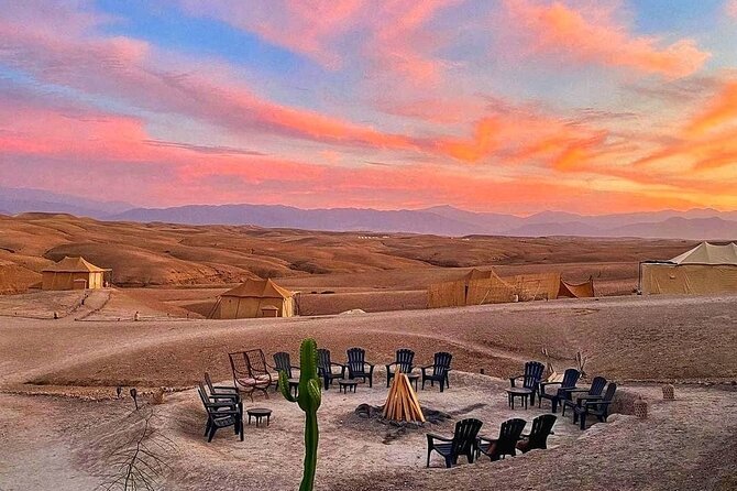 Dinner Show & camel ride with sunset views - Agafay Desert camp: Berber hospitality and a starry night meal