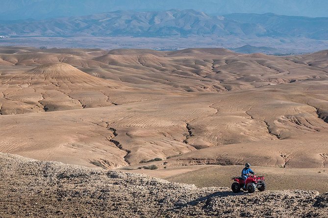 Dinner Show in Agafay Desert with Quad Bike & Camels - Berber villages and the view toward the Atlas Mountains