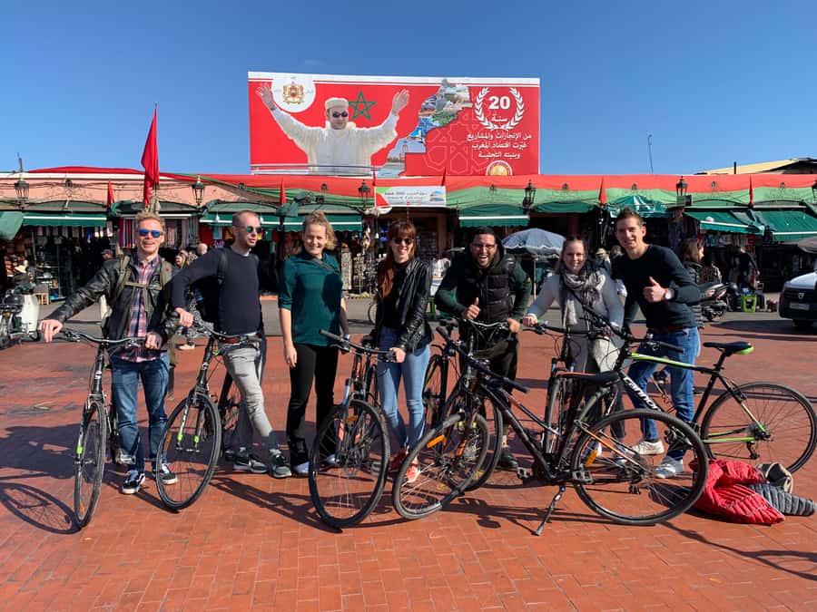 Dutch Bike Tour in Marrakech with Local Guide - Jemaa el Fnaa: Watching the Action Without Getting Trapped In It