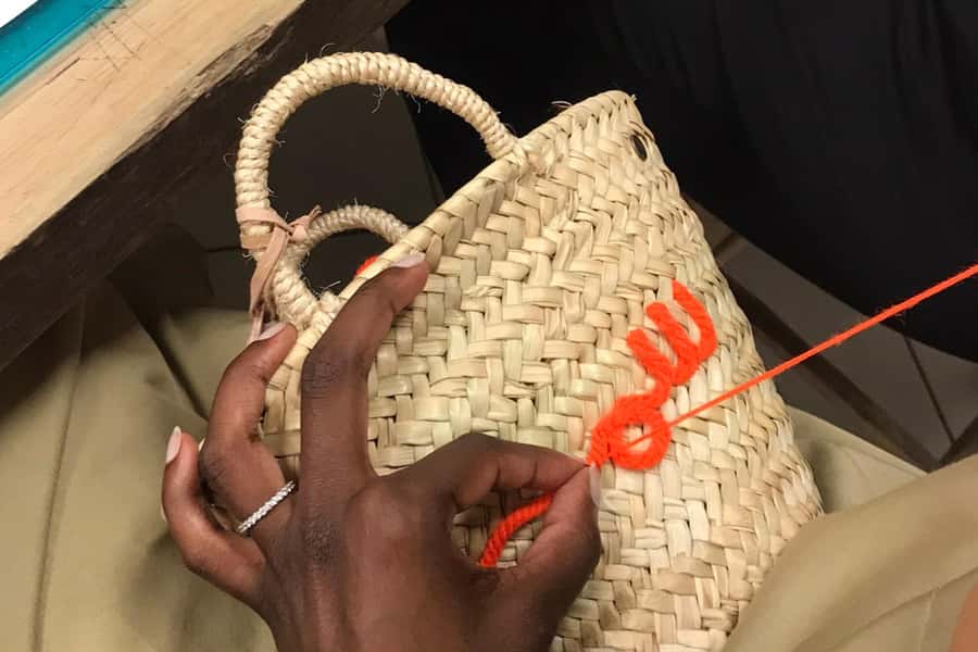 Embroider Your Name in Arabic Calligraphy - Marrakech Medina - Mint tea, Moroccan pastries, and why the social vibe matters
