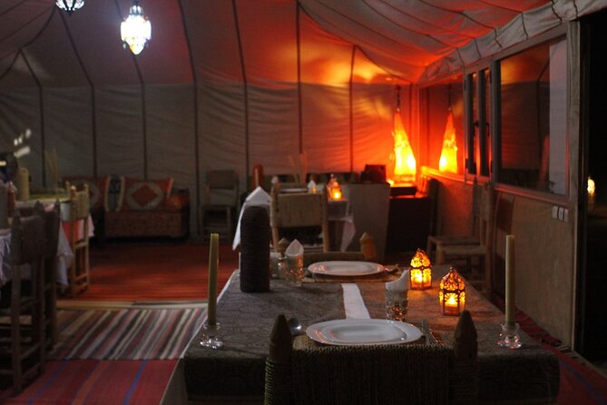Erg Chebbi Desert Overnight in Tent with Camel Ride & Sandboard - Price and value for $69.79 per person