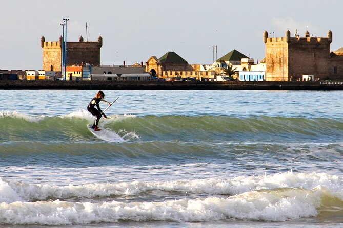 Essaouira Day Trip From Marrakech Including Surf Training - Entering the surf camp: wetsuits, boards, and real instruction