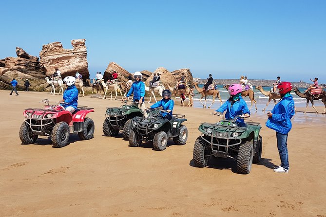 Essaouira: Pleasant Quad tour (free transfer) - The quad setup: 1 or 2 riders, plus the friend-on-one-quad option