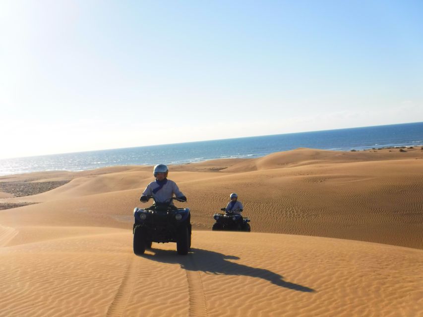 Essaouira Sand Dunes: Half Day Quad Bike Tour - Diabat wild beach break and Atlantic photo stop